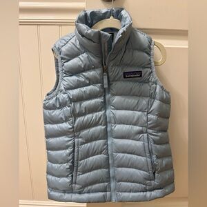 Patagonia Kids Sky Blue Down Sweater Vest